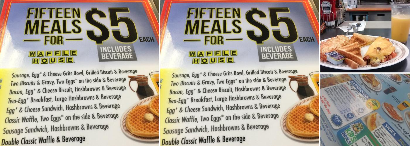 Waffle House Menu