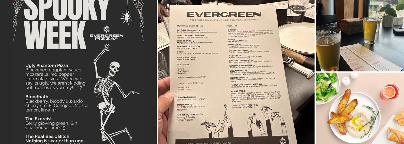 Evergreen Pizza Co. Menu