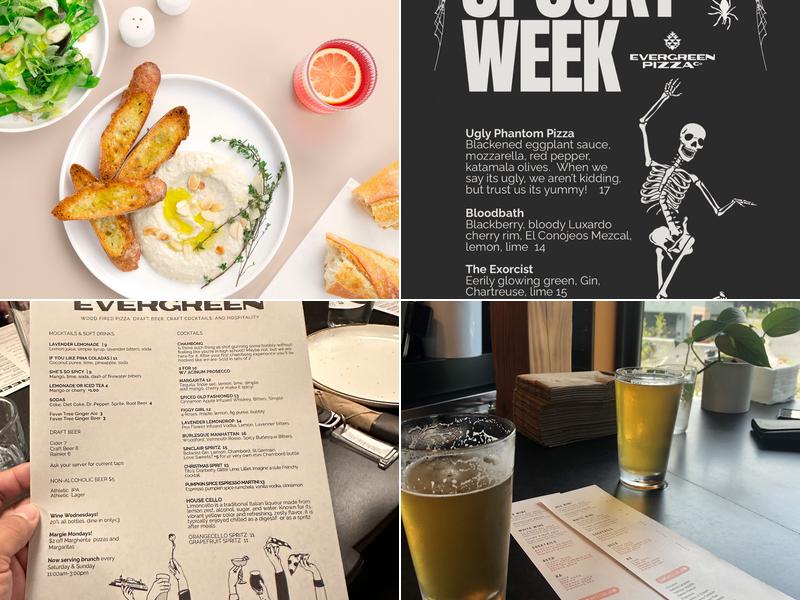 Evergreen Pizza Co. Menu