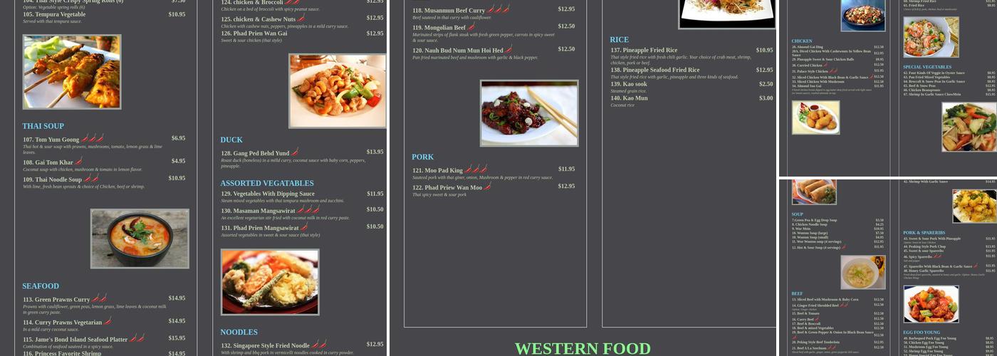 Silver Star Restaurant Menu