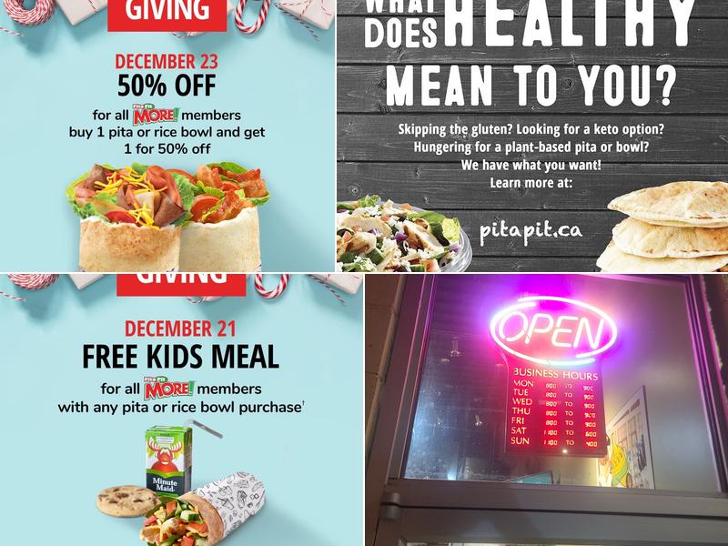 Pita Pit Menu