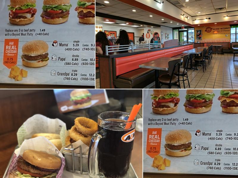 A&W Canada Menu