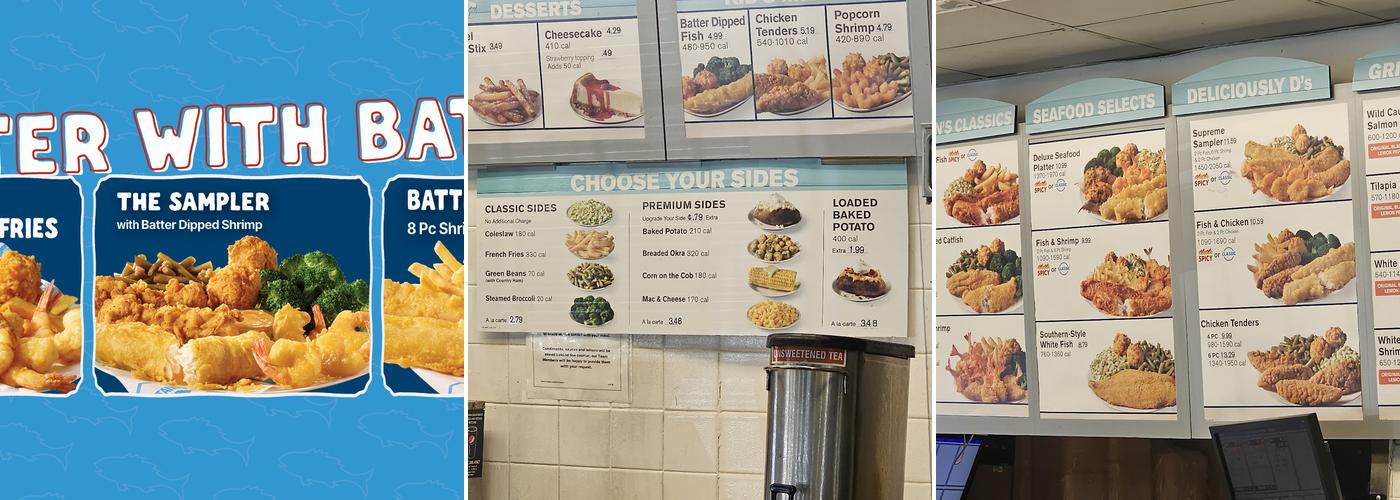 Captain D's Menu
