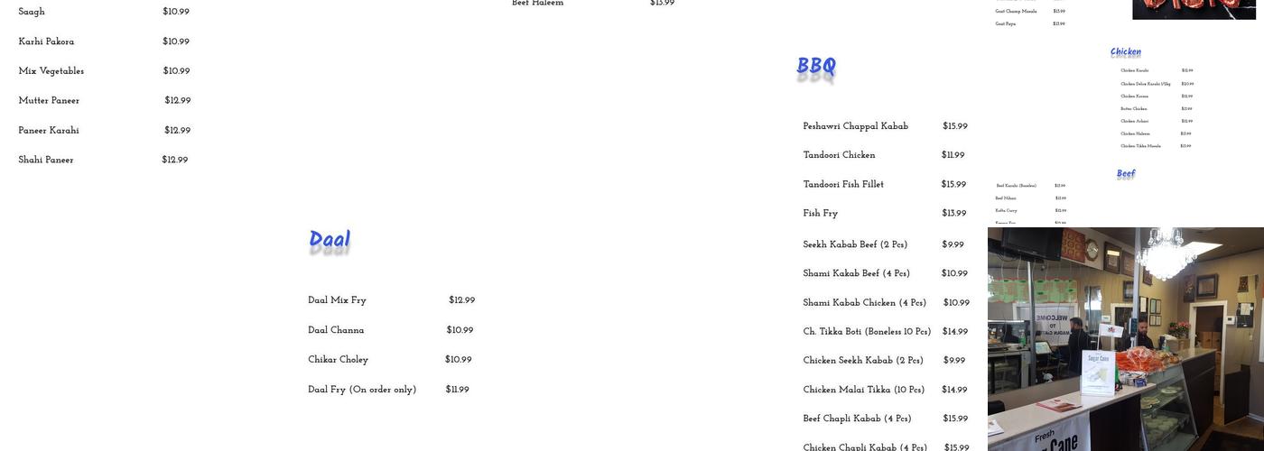 Ramadan Catering Menu