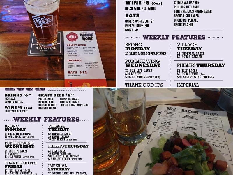 The Imperial Tap Menu