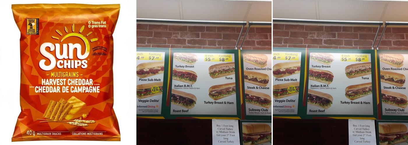 Subway Menu