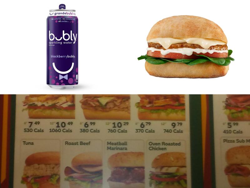 Subway Menu