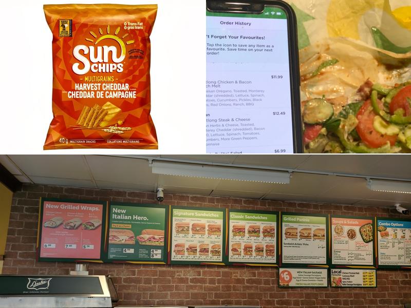 Subway Menu