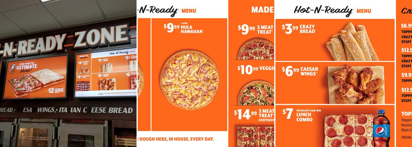 Little Caesars Pizza Menu