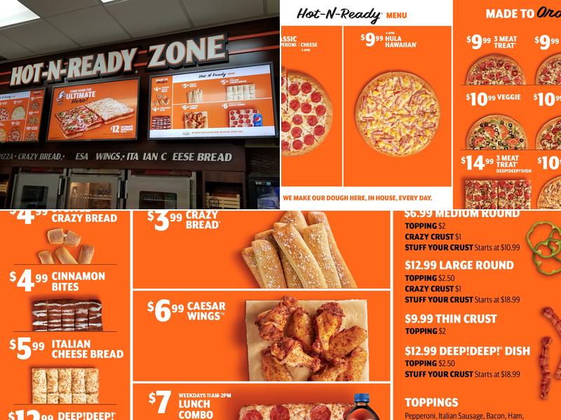 Little Caesars Pizza Menu