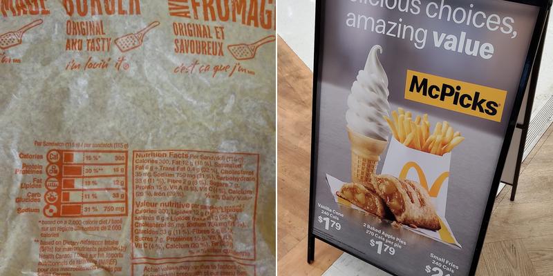 McDonald's Menu