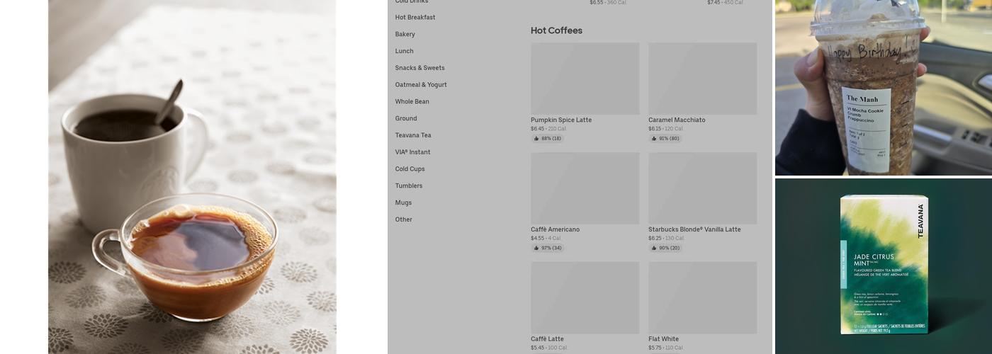 Starbucks Menu
