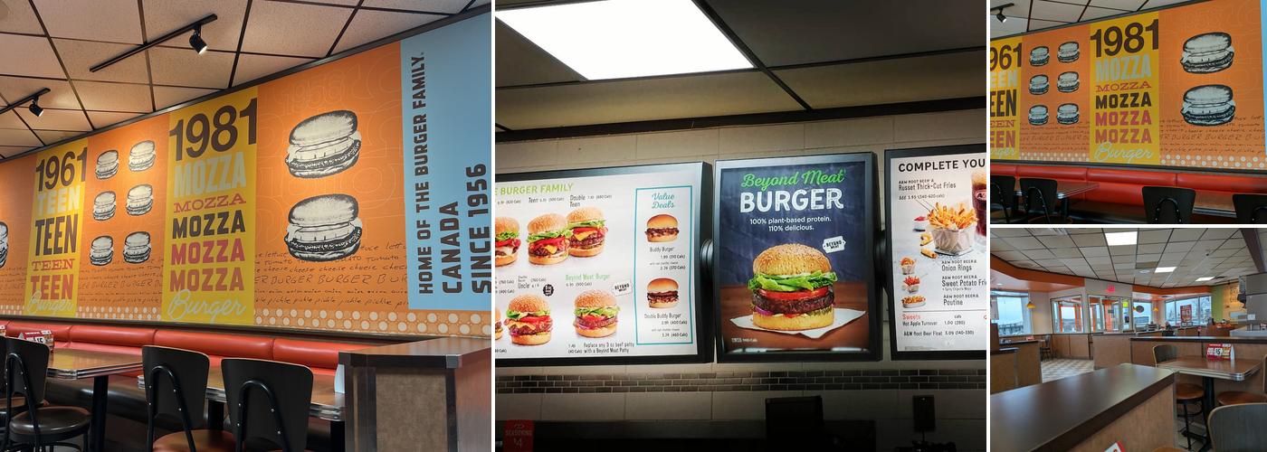 A&W Canada Menu