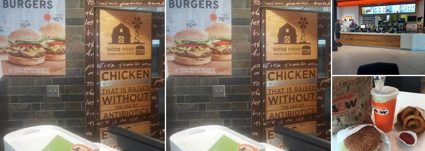 A&W Canada Menu