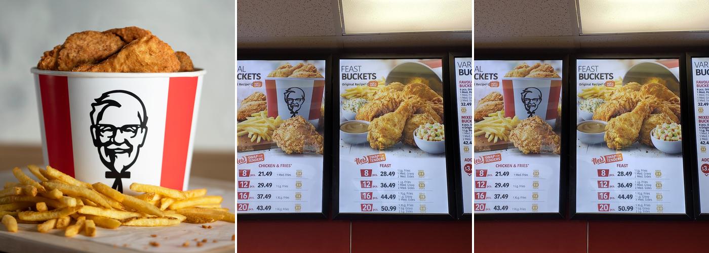 KFC Menu