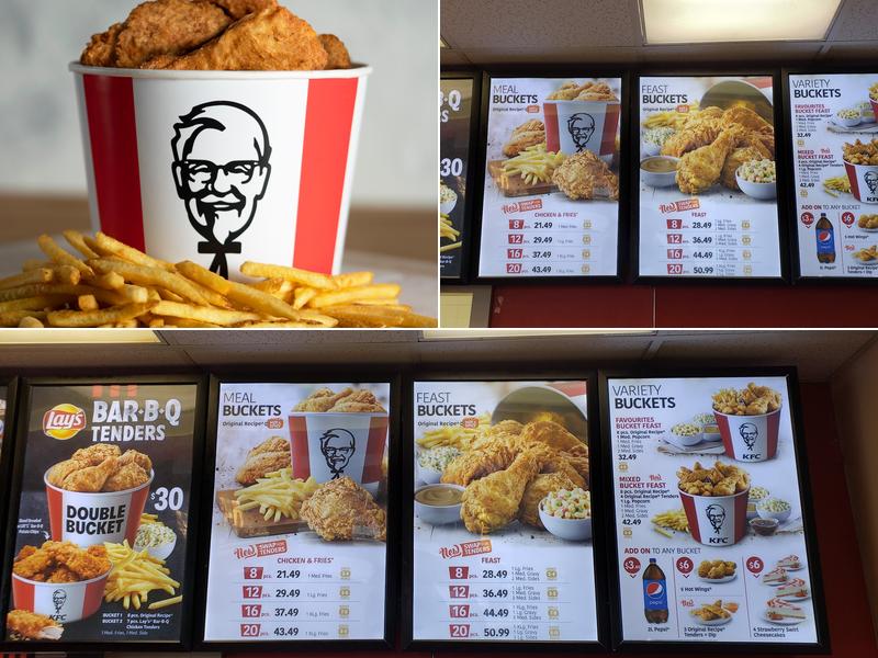 KFC Menu