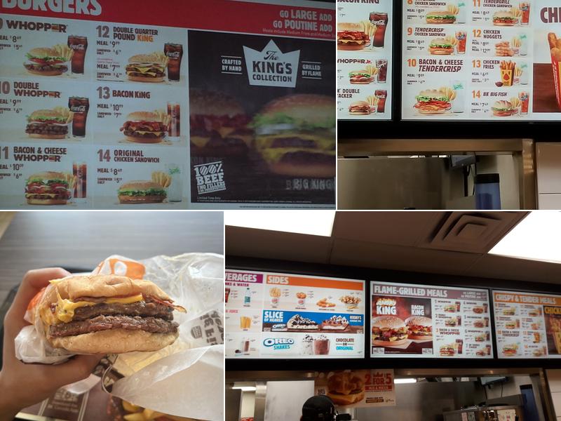 Burger King Menu