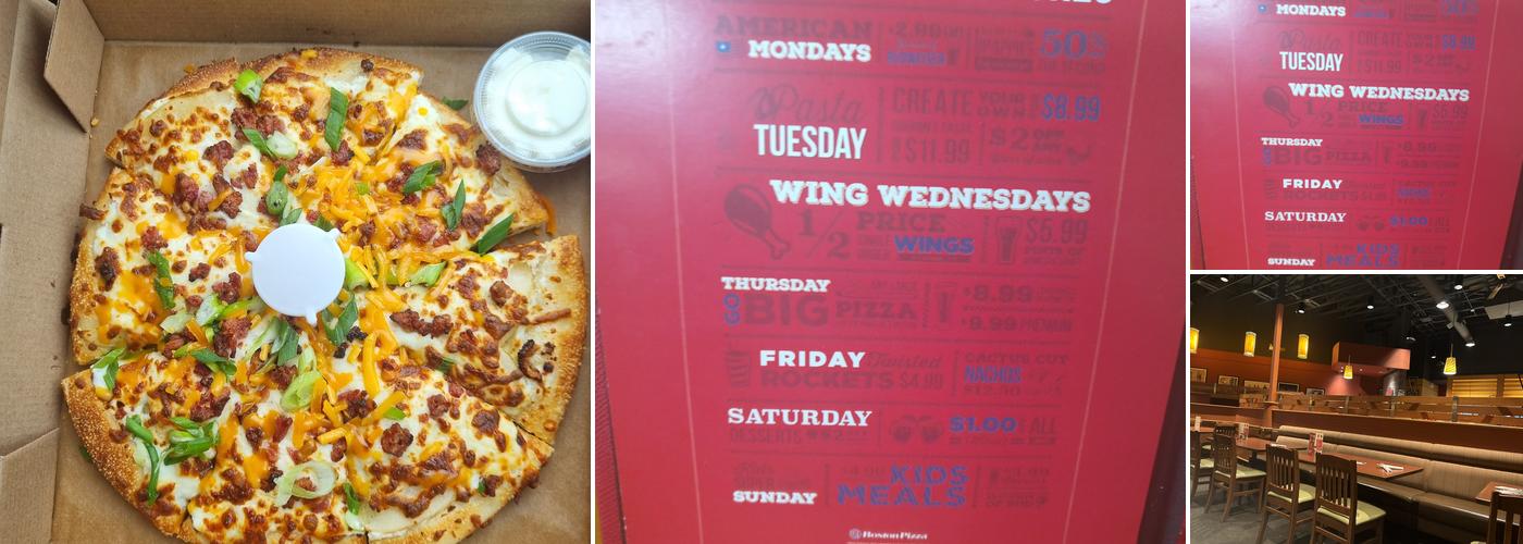 Boston Pizza Menu