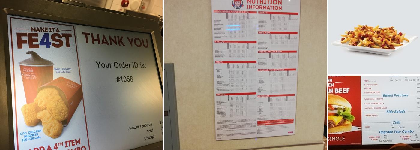 Wendy's Menu