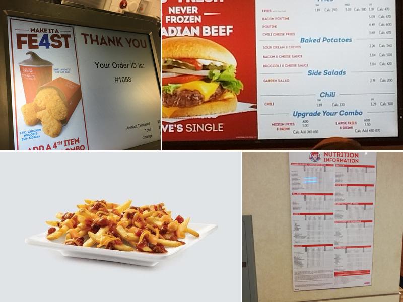 Wendy's Menu
