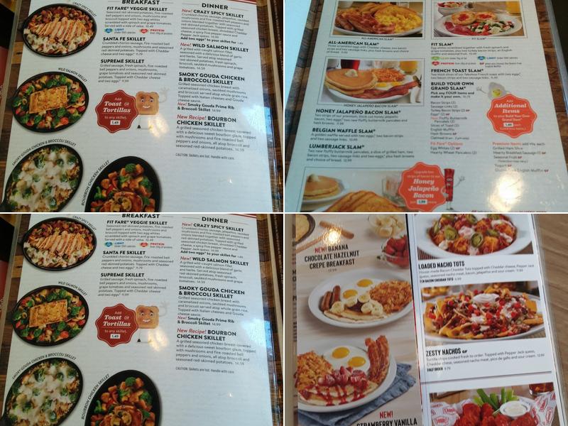 Denny's Menu