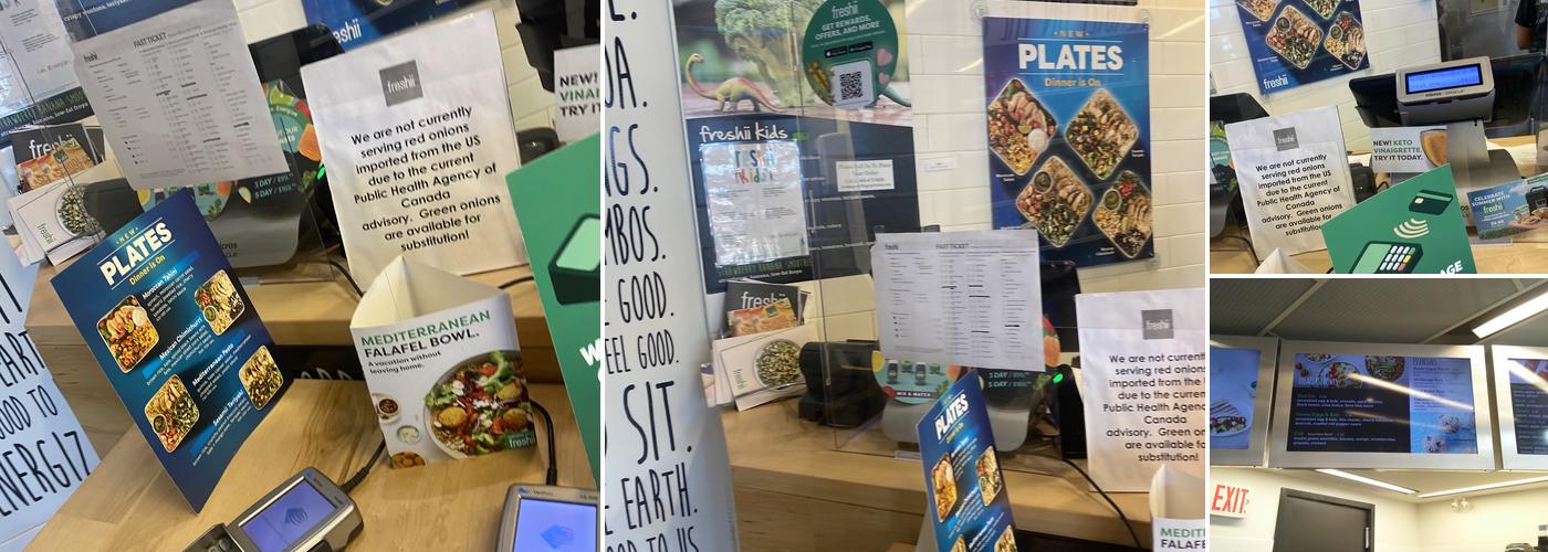 Freshii Menu