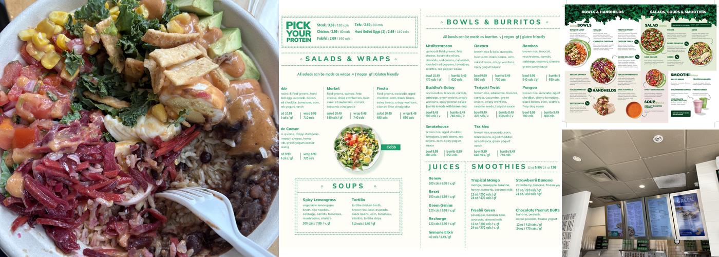 Freshii Menu