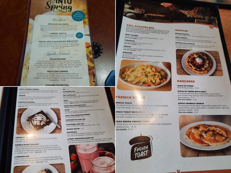 Humpty's Big Plate Diner - Montgomery Menu