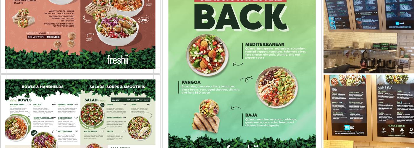 Freshii Menu