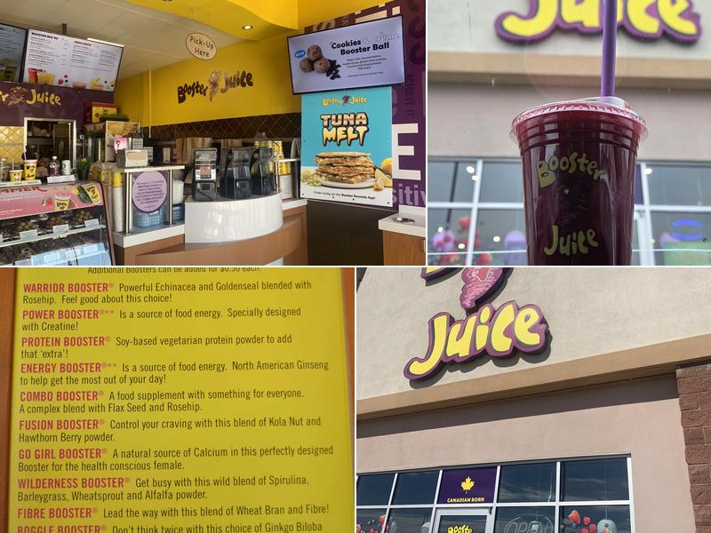Booster Juice Menu