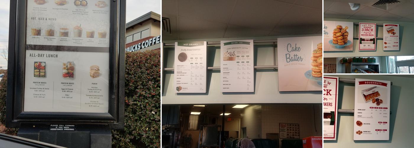 Krispy Kreme Menu