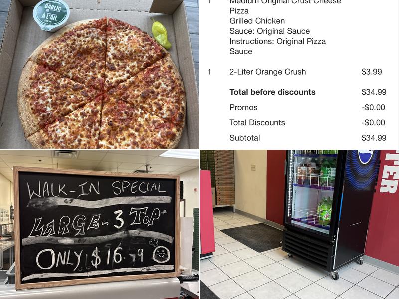 Papa Johns Pizza Menu