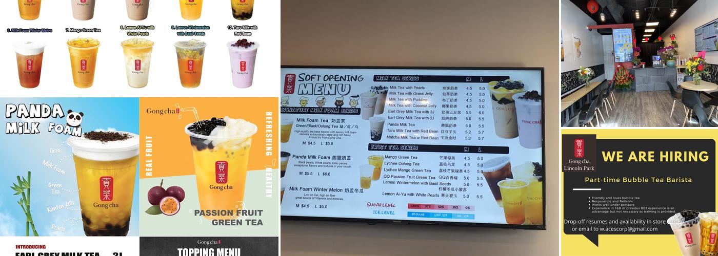 Gong Cha Lincoln Park - Bubble Tea Menu