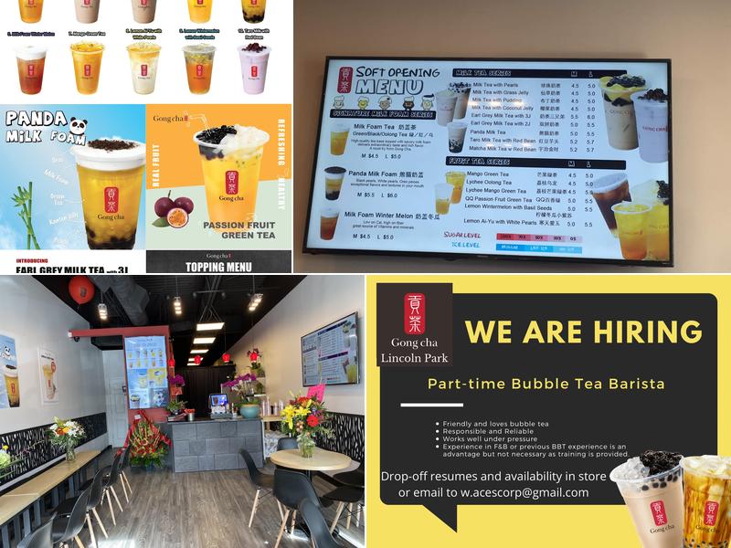 Gong Cha Lincoln Park - Bubble Tea Menu