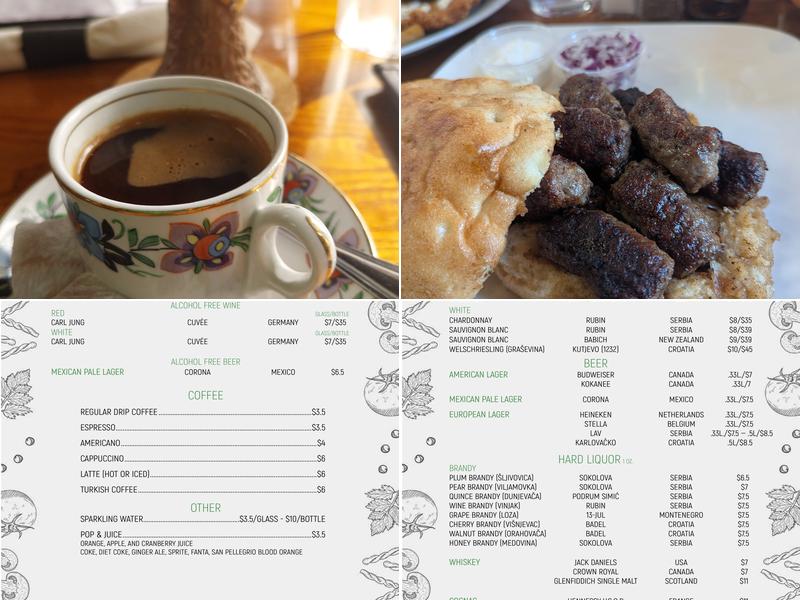 Marko's Kitchen Menu