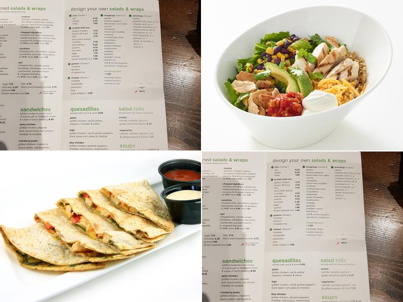 The Chopped Leaf Menu