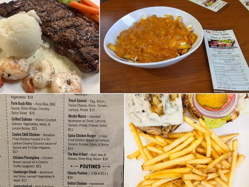 The Urban Eatery Carstairs Steak & Pizza Menu