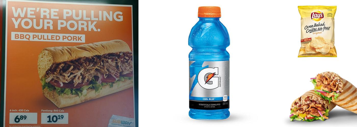 Subway Menu