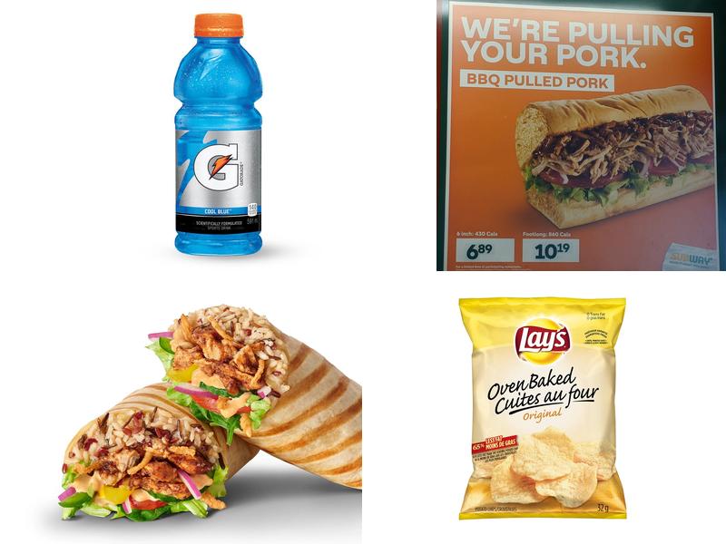 Subway Menu