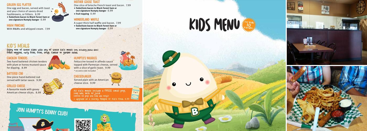 Humpty's Big Plate Diner - Cold Lake Menu