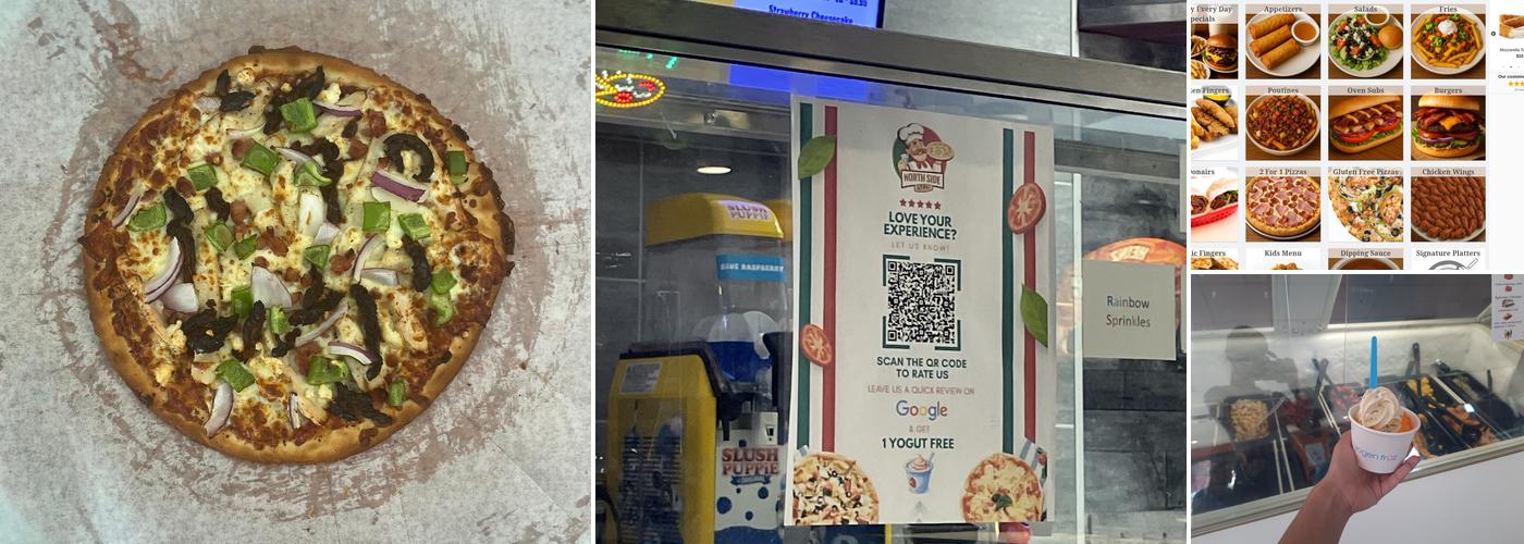 North Side Pizza and Yogen Fruz Menu
