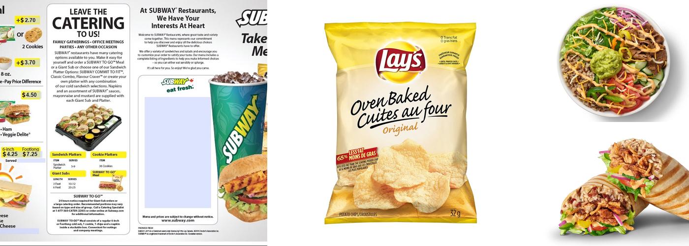 Subway Menu