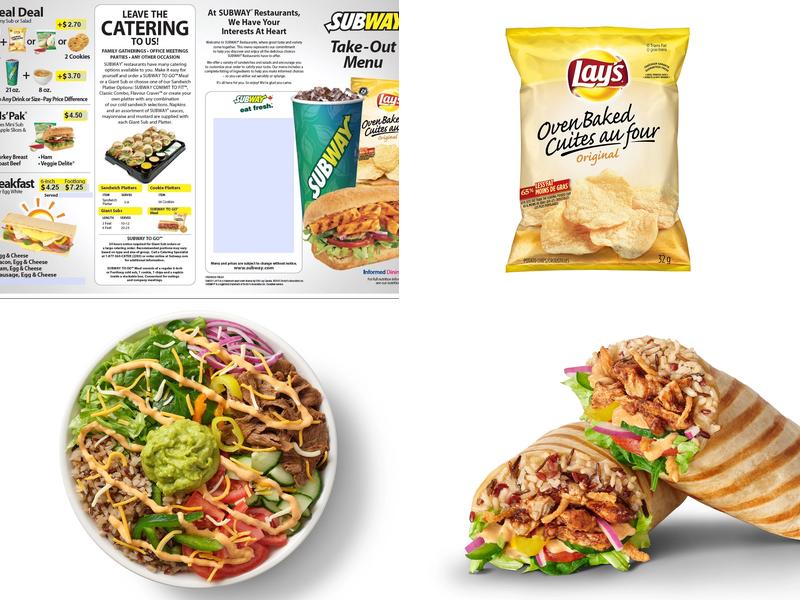 Subway Menu