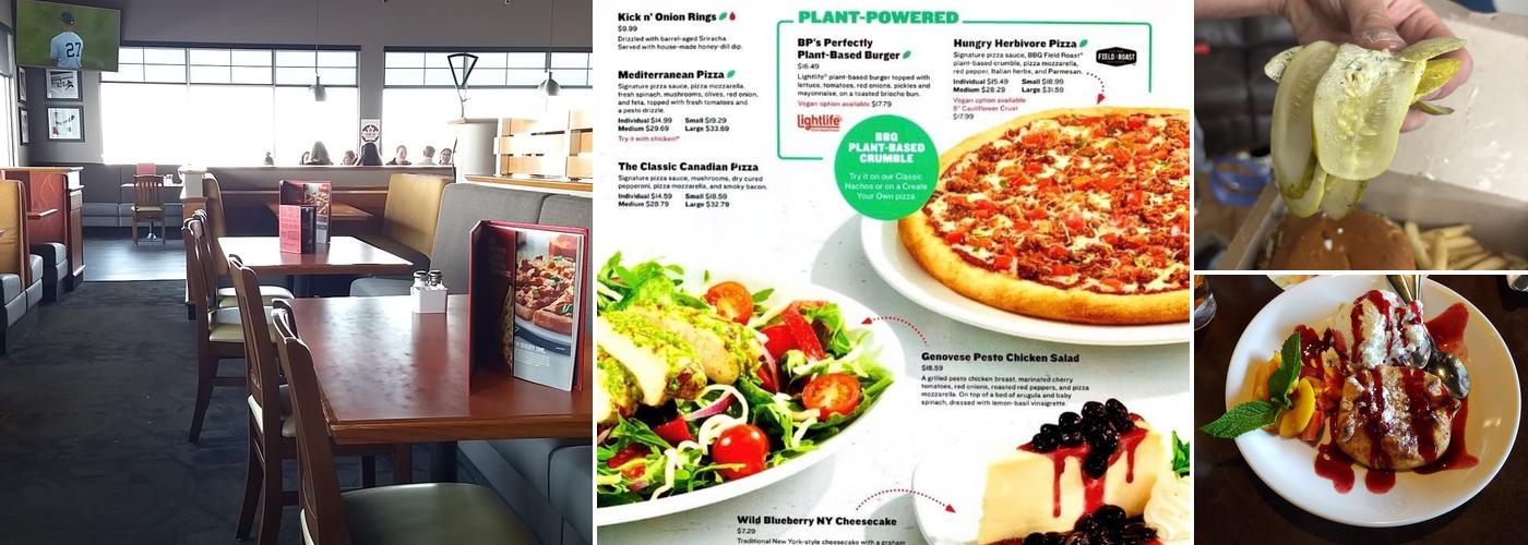 Boston Pizza Menu