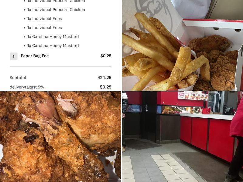 KFC Menu
