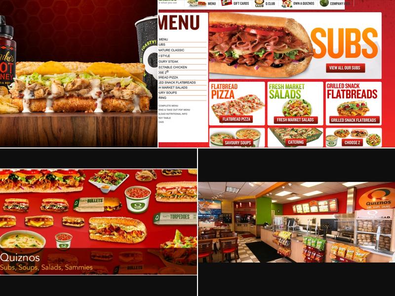 Quiznos Menu