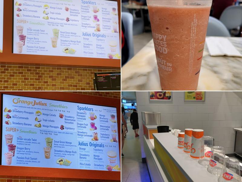 Orange Julius Menu