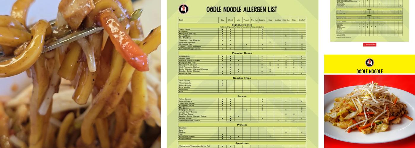 Oodle Noodle Menu