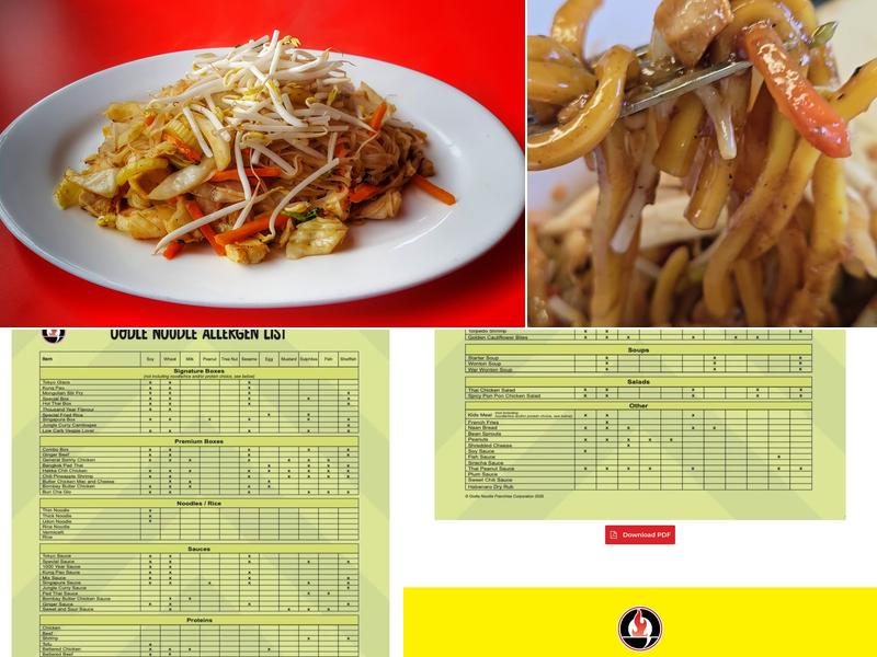 Oodle Noodle Menu