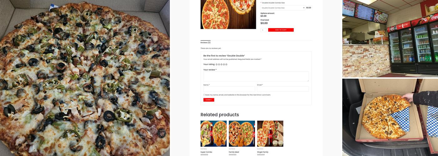 Classic Pizza & donair Menu